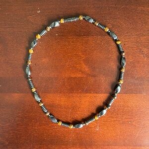 Unbranded Magnetic Clasp Metal Beaded Necklace